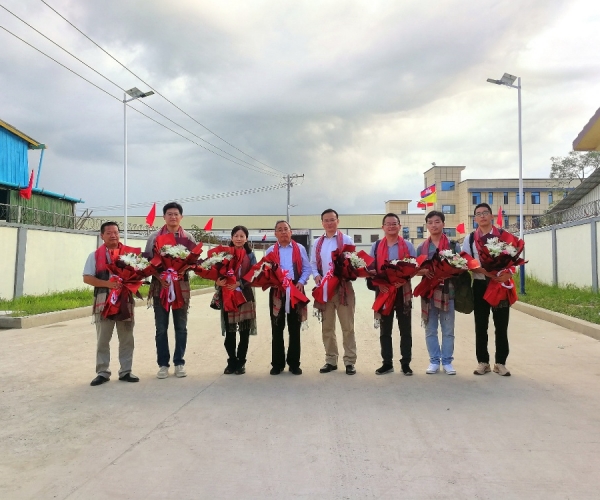 嘉興市政協(xié)盛全生副主席一行調(diào)研嘉欣絲綢（柬埔寨）工業(yè)園